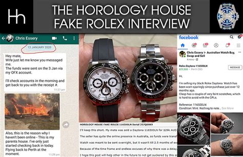 horology house fake rolex scandal|The one with Horology House .